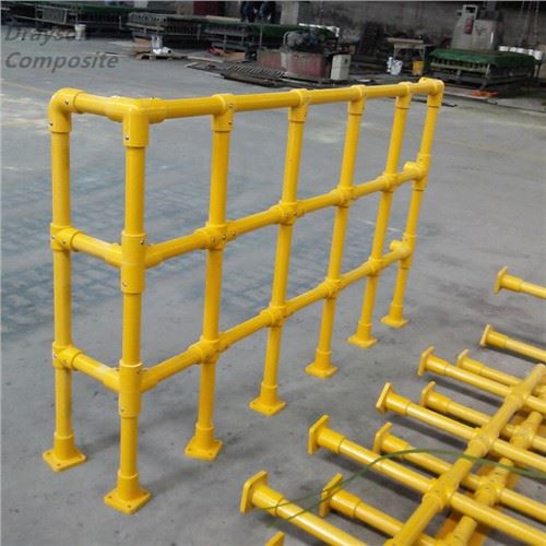 Fiberglass Handrail Systems | FRP/GRP Handrail Fittings